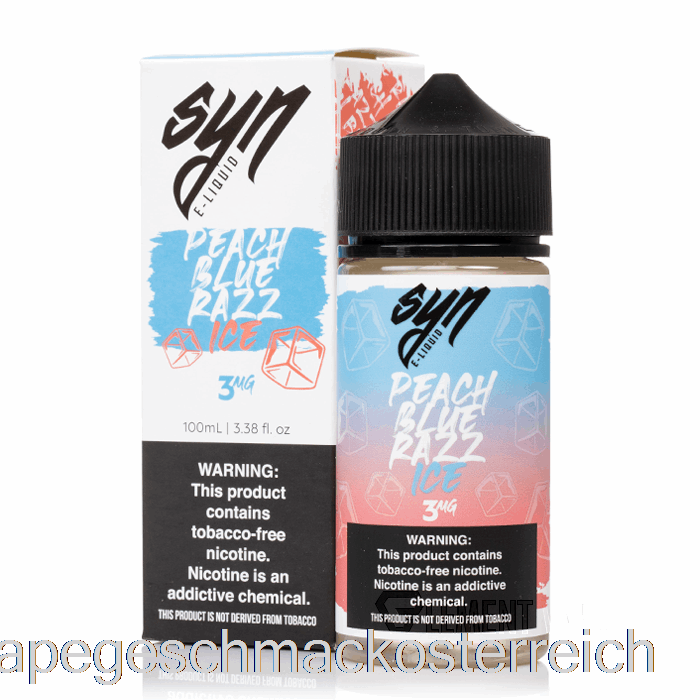 Ice Peach Blue Razz – Syn-Liquids – 100 Ml, 3 Mg Vape-Geschmack